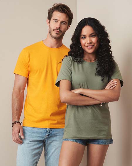 T-shirt met ronde hals voor mannen en vrouwen