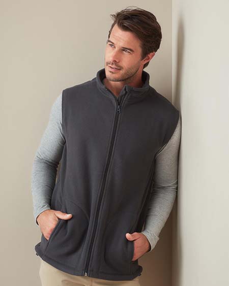 Fleece vest voor mannen