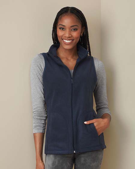 Fleece vest for women