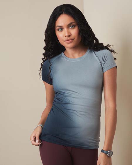 Rundhals T-Shirt für Damen